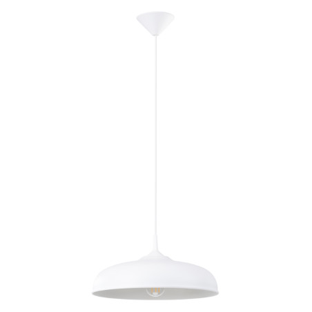 Lampa wisząca loft biała Sollux Gina 38cm - Sklep Sollux