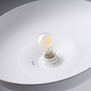 Lampa wisząca loft biała Sollux Gina 38cm - Sklep Sollux