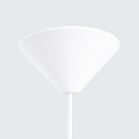 Lampa wisząca loft biała Sollux Gina 38cm - Sklep Sollux