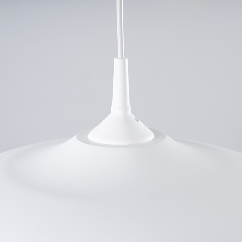 Lampa wisząca loft biała Sollux Gina 38cm - Sklep Sollux