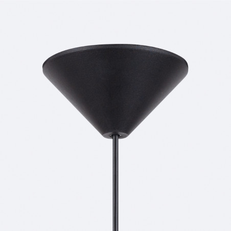 Lampa wisząca loft Sollux Gina | Czarna, metalowa | Sklep