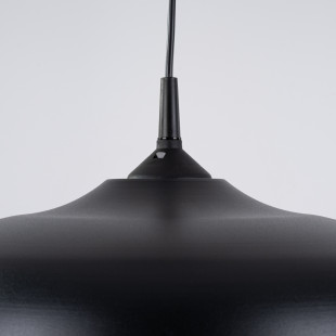 Lampa wisząca loft Sollux Gina | Czarna, metalowa | Sklep