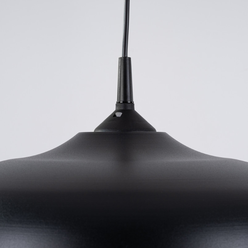 Lampa wisząca loft Sollux Gina | Czarna, metalowa | Sklep