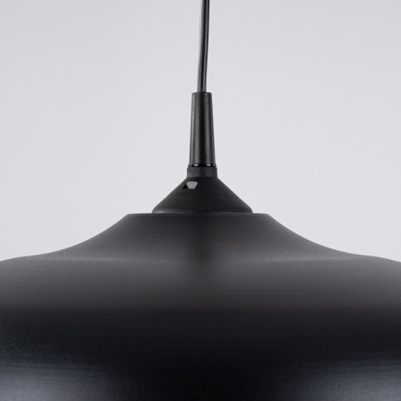 Lampa wisząca loft Sollux Gina | Czarna, metalowa | Sklep