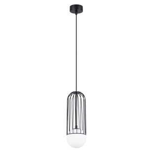Lampa wisząca Brina Sollux - Kula szklana, metalowa | Sklep Sollux