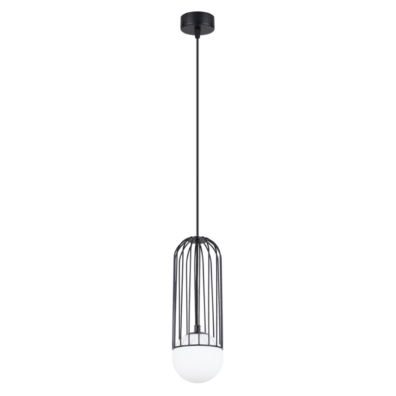 Lampa wisząca Brina Sollux - Kula szklana, metalowa | Sklep Sollux