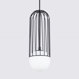 Lampa wisząca Brina Sollux - Kula szklana, metalowa | Sklep Sollux