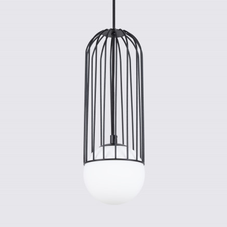 Lampa wisząca Brina Sollux - Kula szklana, metalowa | Sklep Sollux