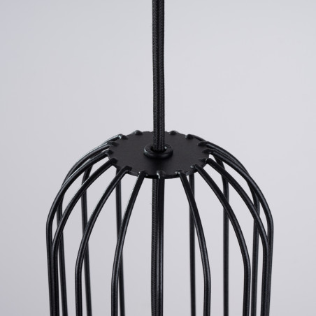Lampa wisząca Brina Sollux - Kula szklana, metalowa | Sklep Sollux