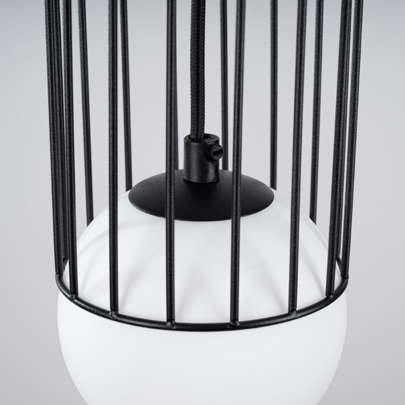 Lampa wisząca Brina Sollux - Kula szklana, metalowa | Sklep Sollux