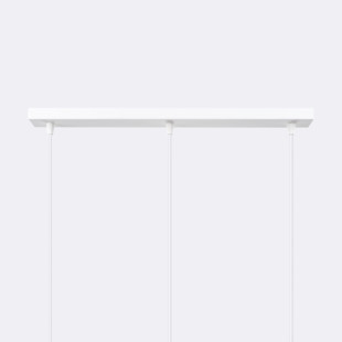 Lampa wisząca 3 kule biała Sollux Brina Long 54cm - Sklep Lamp