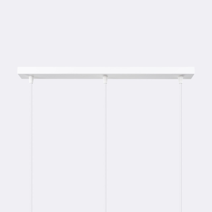 Lampa wisząca 3 kule biała Sollux Brina Long 54cm - Sklep Lamp