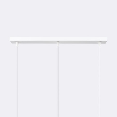 Lampa wisząca 3 kule biała Sollux Brina Long 54cm - Sklep Lamp