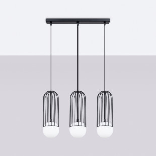 Lampa wisząca 3 kule Sollux Brina - nowoczesny design