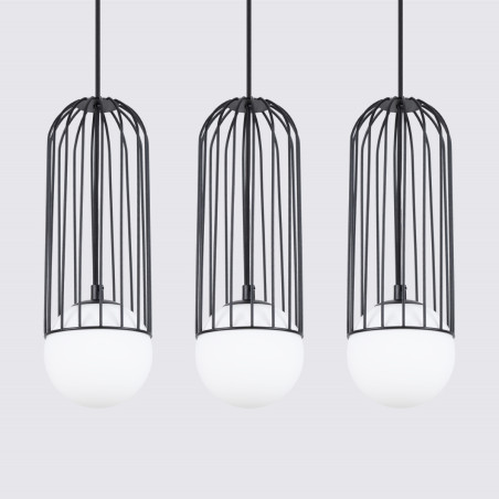 Lampa wisząca 3 kule Sollux Brina - nowoczesny design