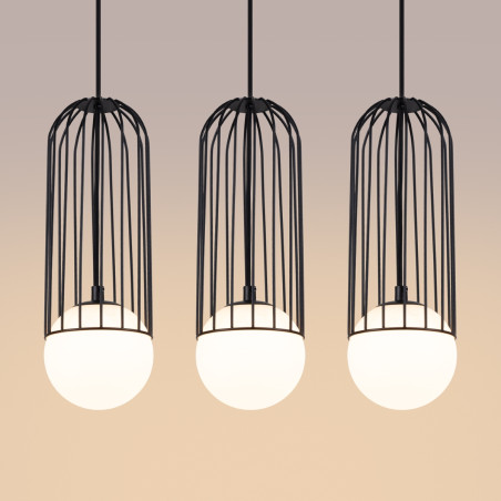 Lampa wisząca 3 kule Sollux Brina - nowoczesny design