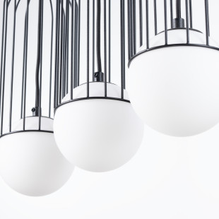 Lampa wisząca 3 kule Sollux Brina - nowoczesny design