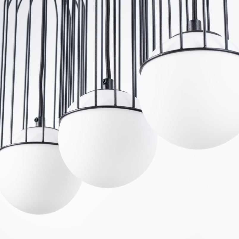 Lampa wisząca 3 kule Sollux Brina - nowoczesny design