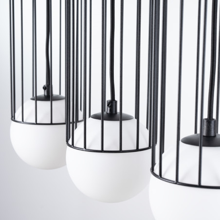 Lampa wisząca 3 kule Sollux Brina - nowoczesny design