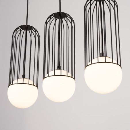Lampa wisząca 3 kule Sollux Brina - nowoczesny design