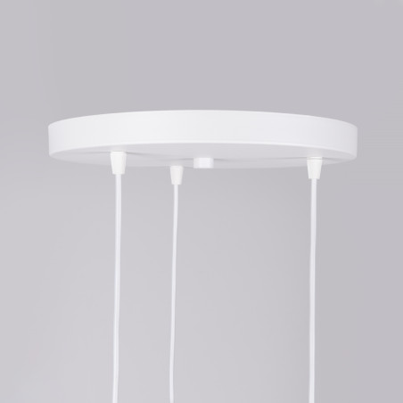 Lampa wisząca Brina Round 3 kule biała Sollux | Sklep z lampami