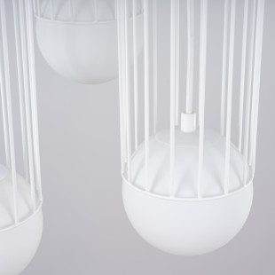 Lampa wisząca Brina Round 3 kule biała Sollux | Sklep z lampami