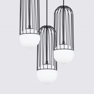 Lampa wisząca Brina 3 kule - Sollux | Nowoczesne oświetlenie