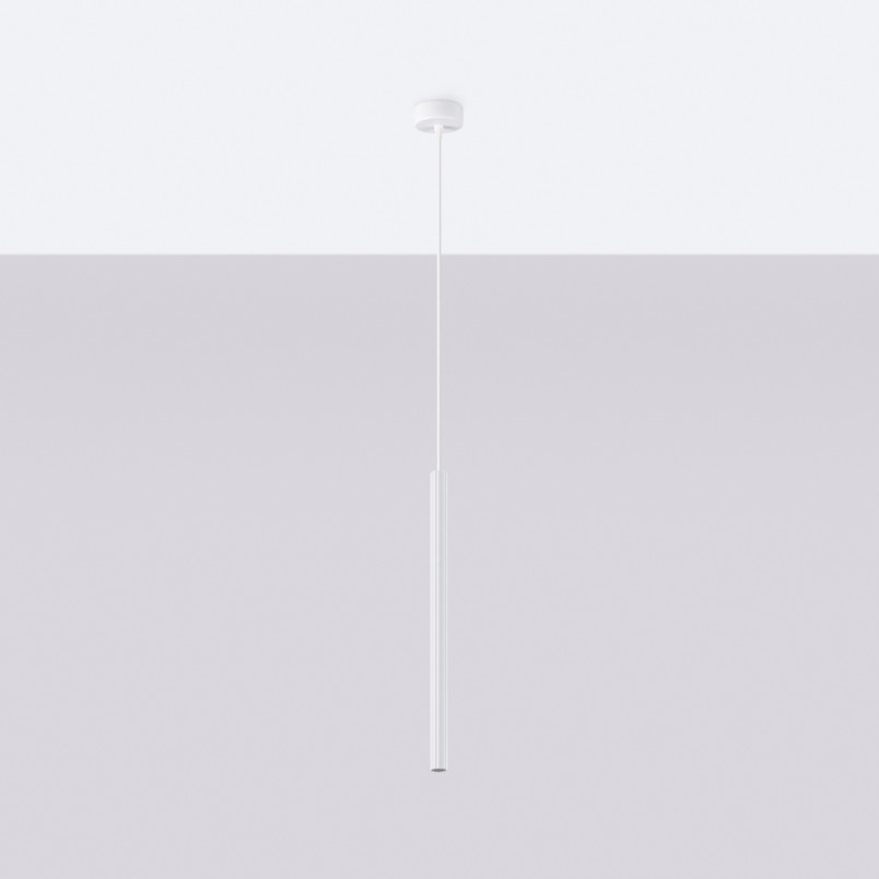 Lampa wisząca Arche biała Sollux | Nowoczesny design