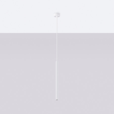 Lampa wisząca Arche biała Sollux | Nowoczesny design