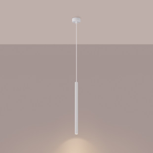 Lampa wisząca Arche biała Sollux | Nowoczesny design