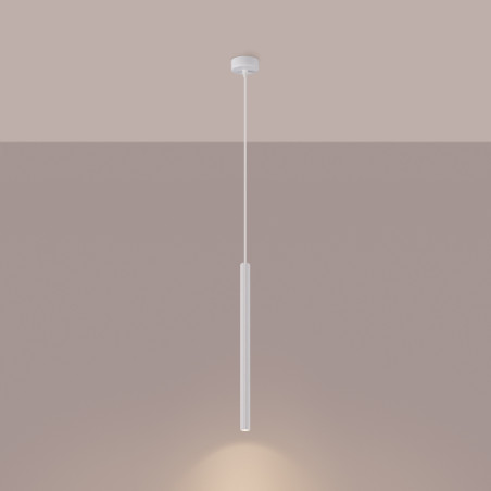 Lampa wisząca Arche biała Sollux | Nowoczesny design