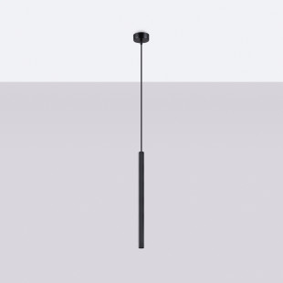 Lampa wisząca Arche Sollux - Nowoczesny design, czarny kolor