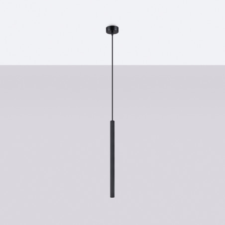 Lampa wisząca Arche Sollux - Nowoczesny design, czarny kolor