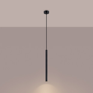 Lampa wisząca Arche Sollux - Nowoczesny design, czarny kolor