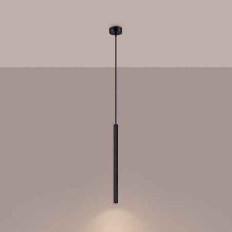 Lampa wisząca Arche Sollux - Nowoczesny design, czarny kolor