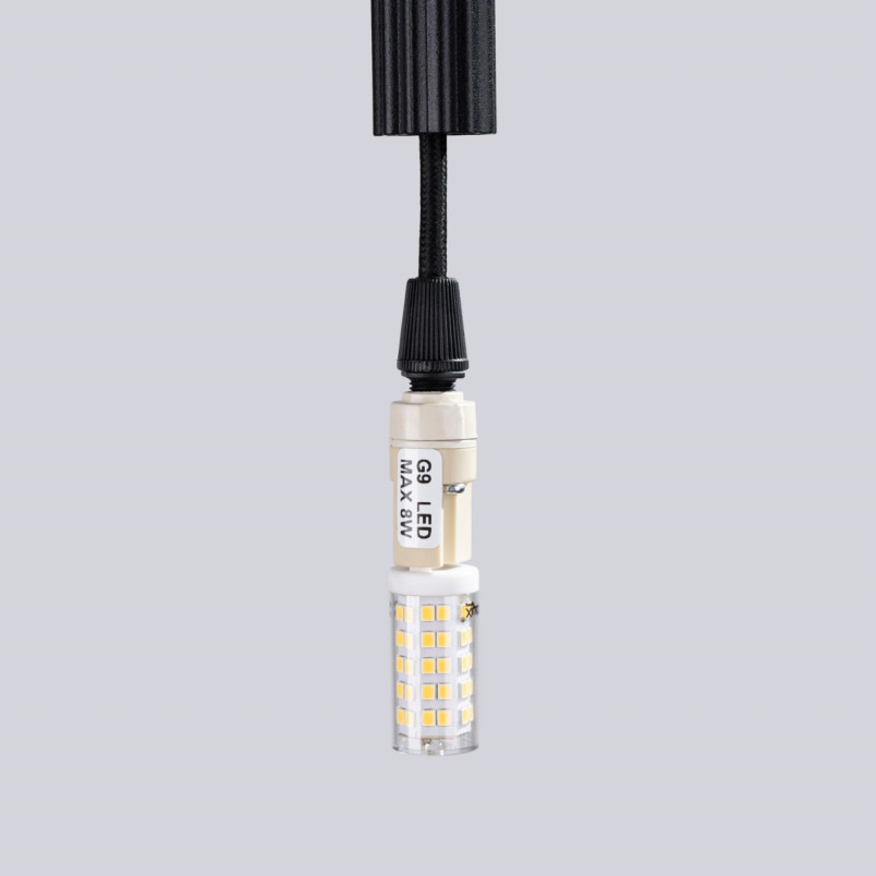 Lampa wisząca Arche Sollux - Nowoczesny design, czarny kolor