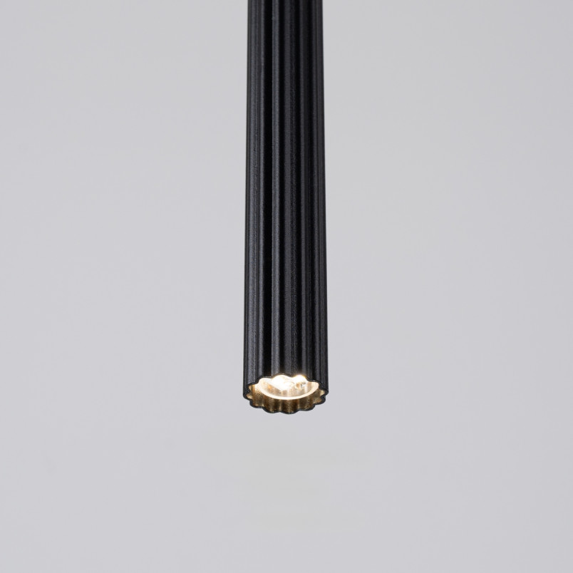 Lampa wisząca Arche Sollux - Nowoczesny design, czarny kolor