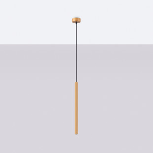 Lampa wisząca Arche złota 8cm - Sollux | Nowoczesne oświetlenie
