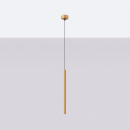 Lampa wisząca Arche złota 8cm - Sollux | Nowoczesne oświetlenie