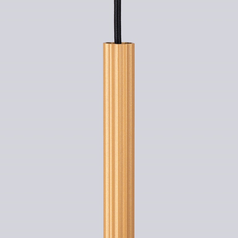 Lampa wisząca Arche złota 8cm - Sollux | Nowoczesne oświetlenie