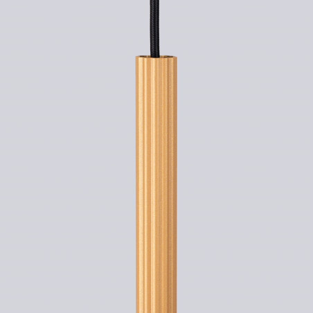 Lampa wisząca Arche złota 8cm - Sollux | Nowoczesne oświetlenie