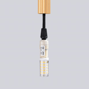 Lampa wisząca Arche złota 8cm - Sollux | Nowoczesne oświetlenie
