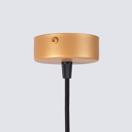 Lampa wisząca Arche złota 8cm - Sollux | Nowoczesne oświetlenie