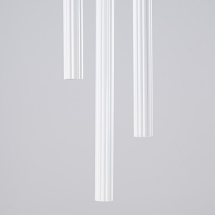 Lampa wisząca Arche biała Sollux - 3 tuby, 20cm - Sklep Sollux