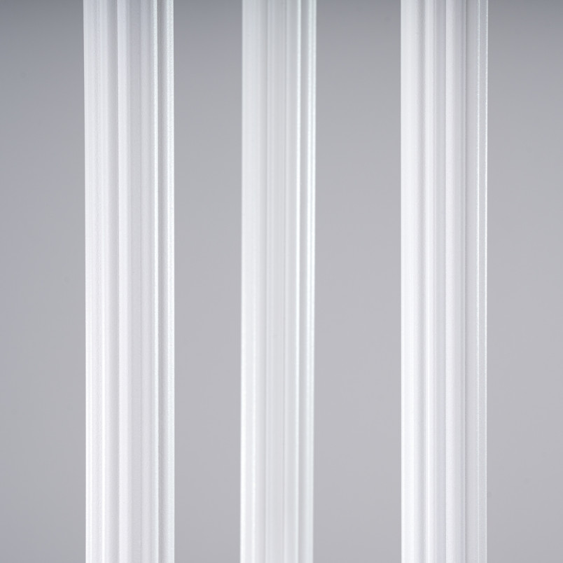 Lampa wisząca Arche biała Sollux - 3 tuby, 20cm - Sklep Sollux