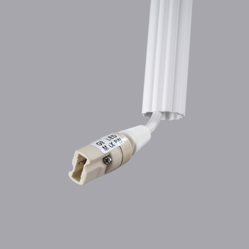 Lampa wisząca Arche biała Sollux - 3 tuby, 20cm - Sklep Sollux