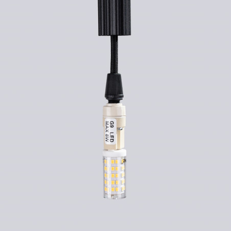 Lampa wisząca Arche 3 tuby czarna Sollux | Nowoczesne oświetlenie