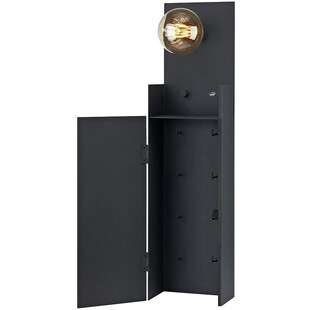 Kinkiet ze schowkiem Combo czarny Markslojd | E27, USB