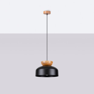 Lampa wisząca Marion czarna Sollux | Skandynawski design