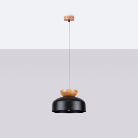 Lampa wisząca Marion czarna Sollux | Skandynawski design